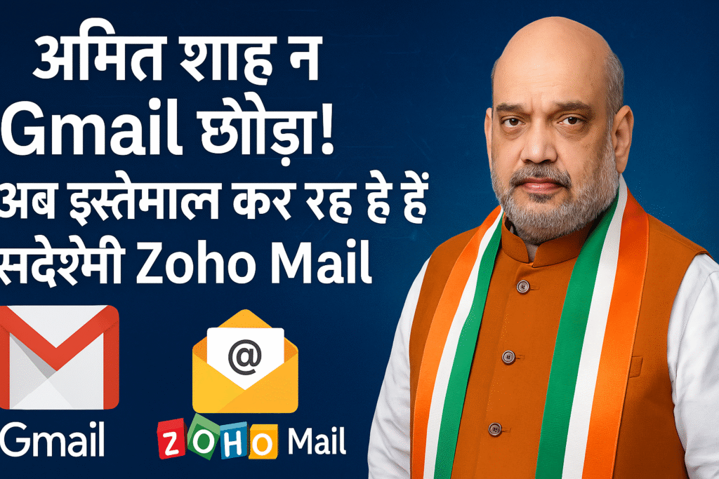 Amit Shah рдиреЗ Gmail рдЫреЛрдбрд╝рд╛! рдЕрдм рдЗрд╕реНрддреЗрдорд╛рд▓ рдХрд░ рд░рд╣реЗ рд╣реИрдВ рд╕реНрд╡рджреЗрд╢реА Zoho Mail тАУ рдЬрд╛рдирд┐рдП рд╡рдЬрд╣