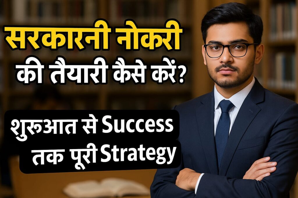 Government Job Preparation Tips in Hindi Thumbnail