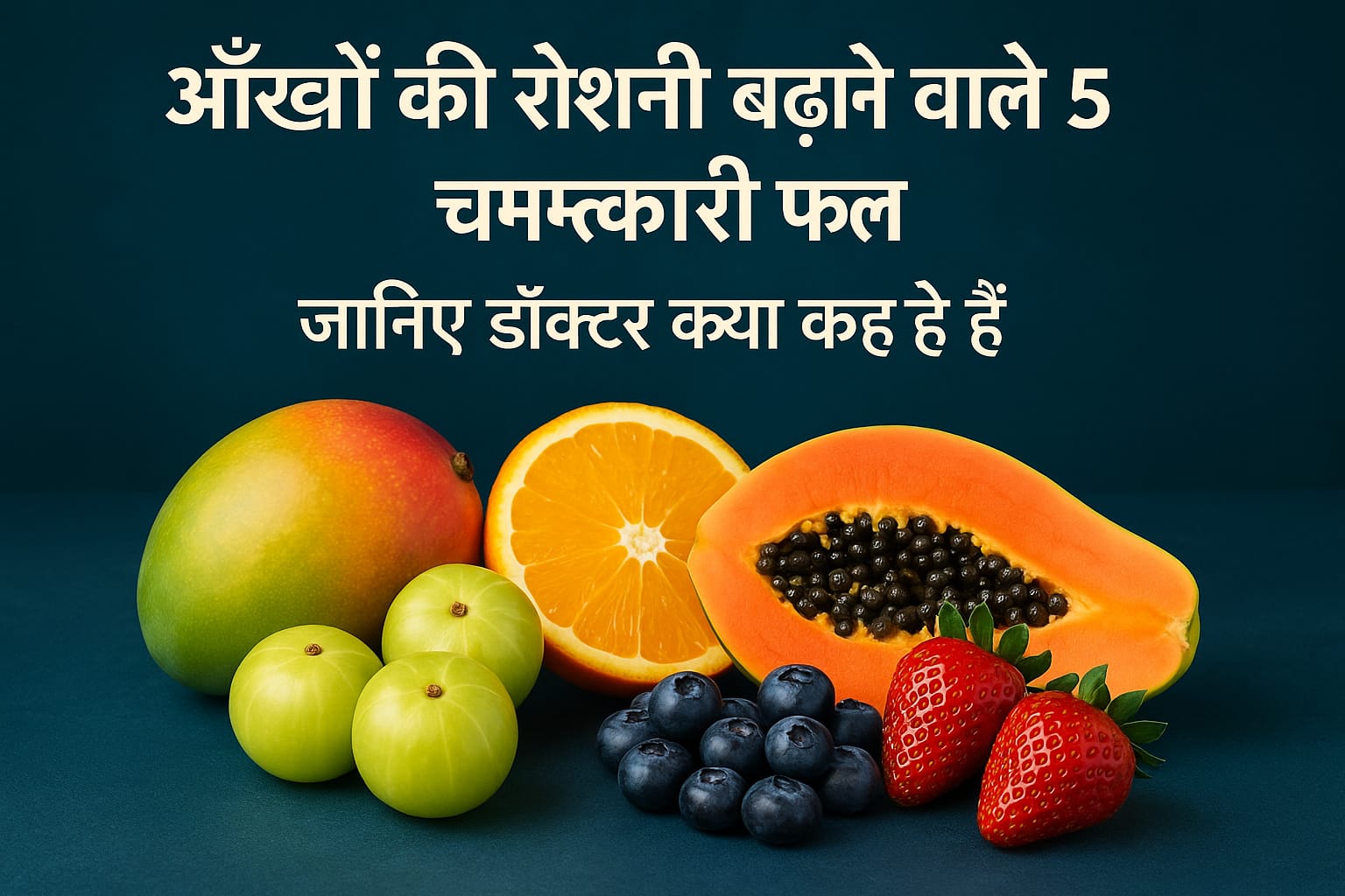 आँखों की सेहत के लिए फल